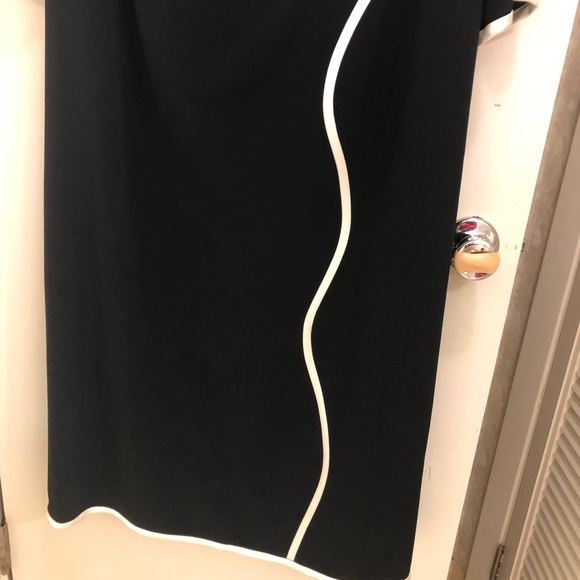 EXQUISITE NIPON BOUTIQUE VINTAGE BLACK/WHITE DRESS-Courrèges VIBE! - Picture 5 of 6